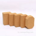 Eco-freonlik Cork Yoga Block Wholesale Natural Cork Block